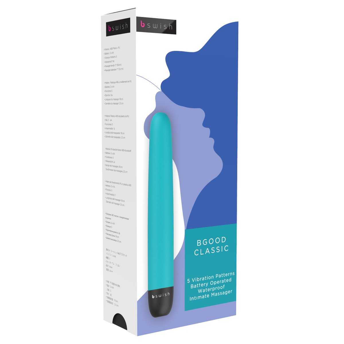 B Swish - Bgood Classic Vibrator - Turquoise