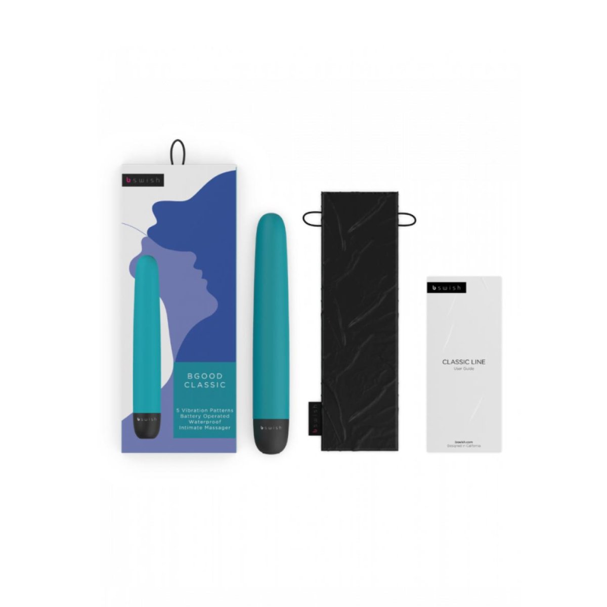 B Swish - Bgood Classic Vibrator - Turquoise