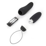 B Swish - bnaughty Deluxe Unleashed Vibrerende Bullet Zwart