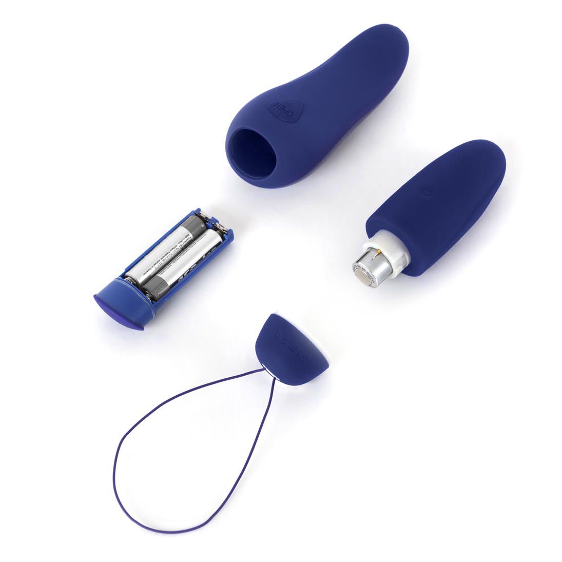B Swish - bnaughty Deluxe Unleashed Vibrerende Bullet Blauw foto 3