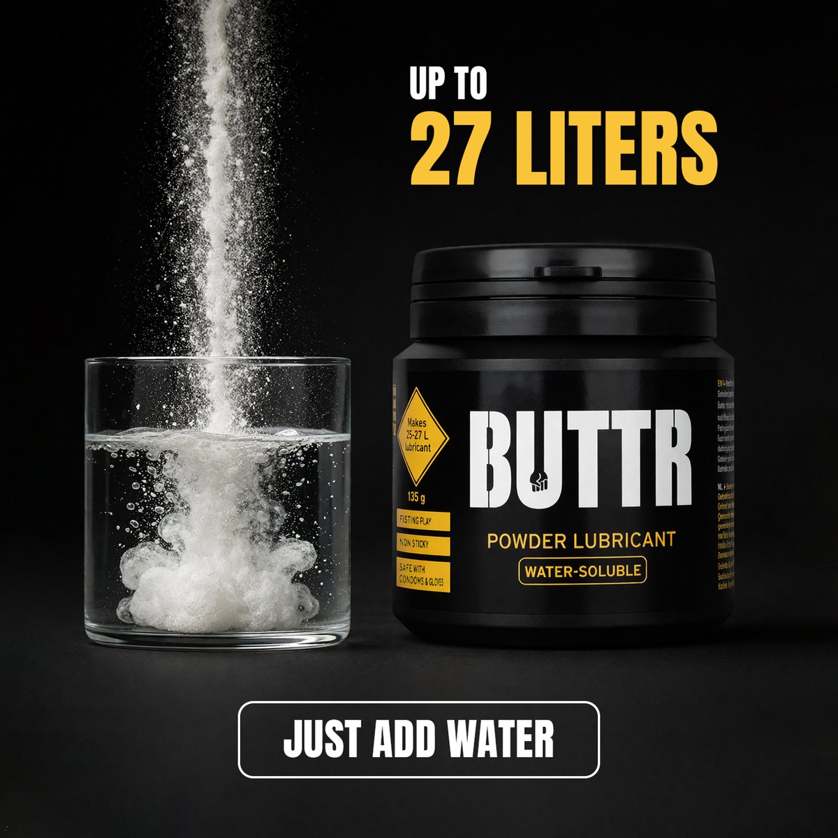 BUTTR - Powdered Lube Glijmiddel - 135g