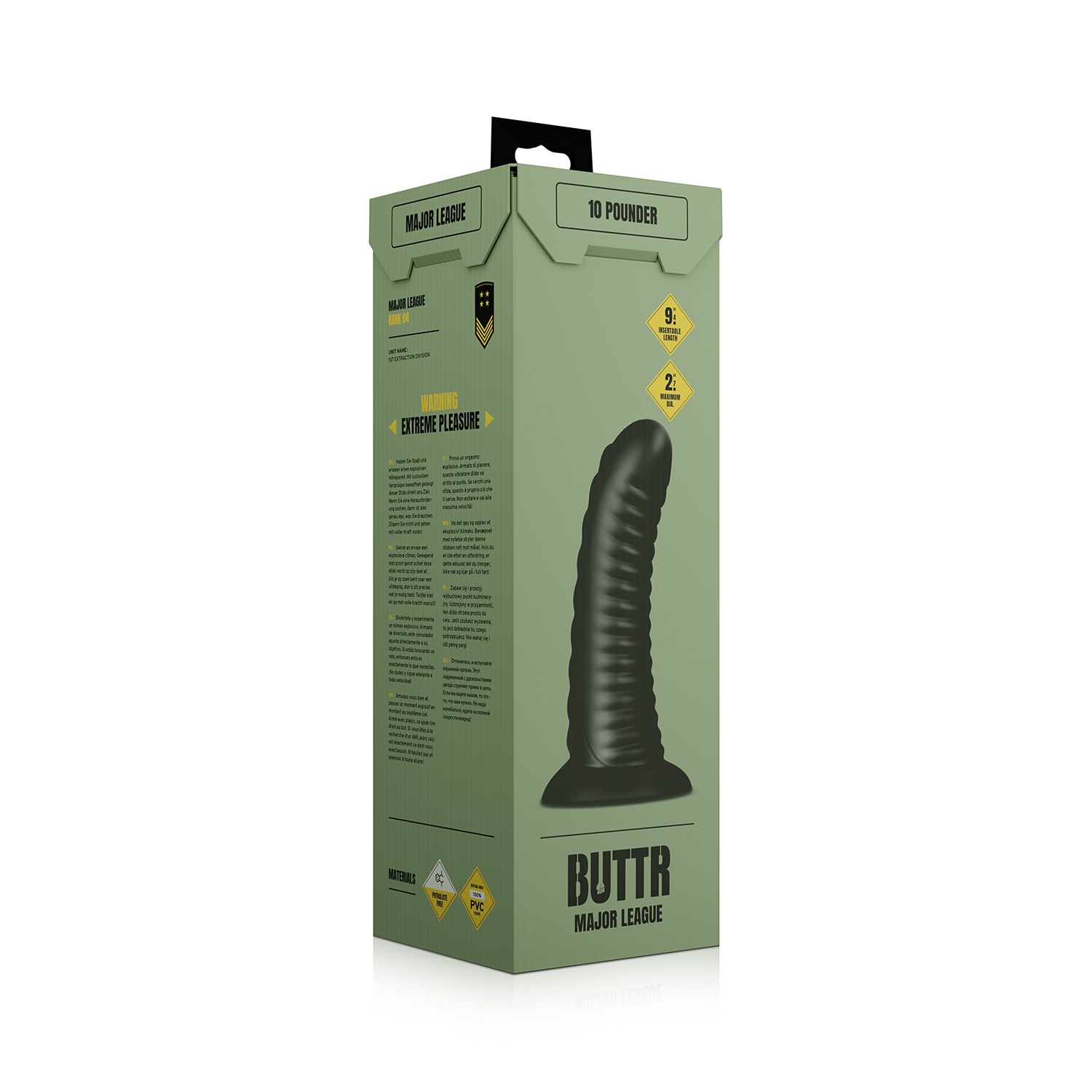 BUTTR - Double Ribbed Buttplug - 26cm - Afbeelding 8