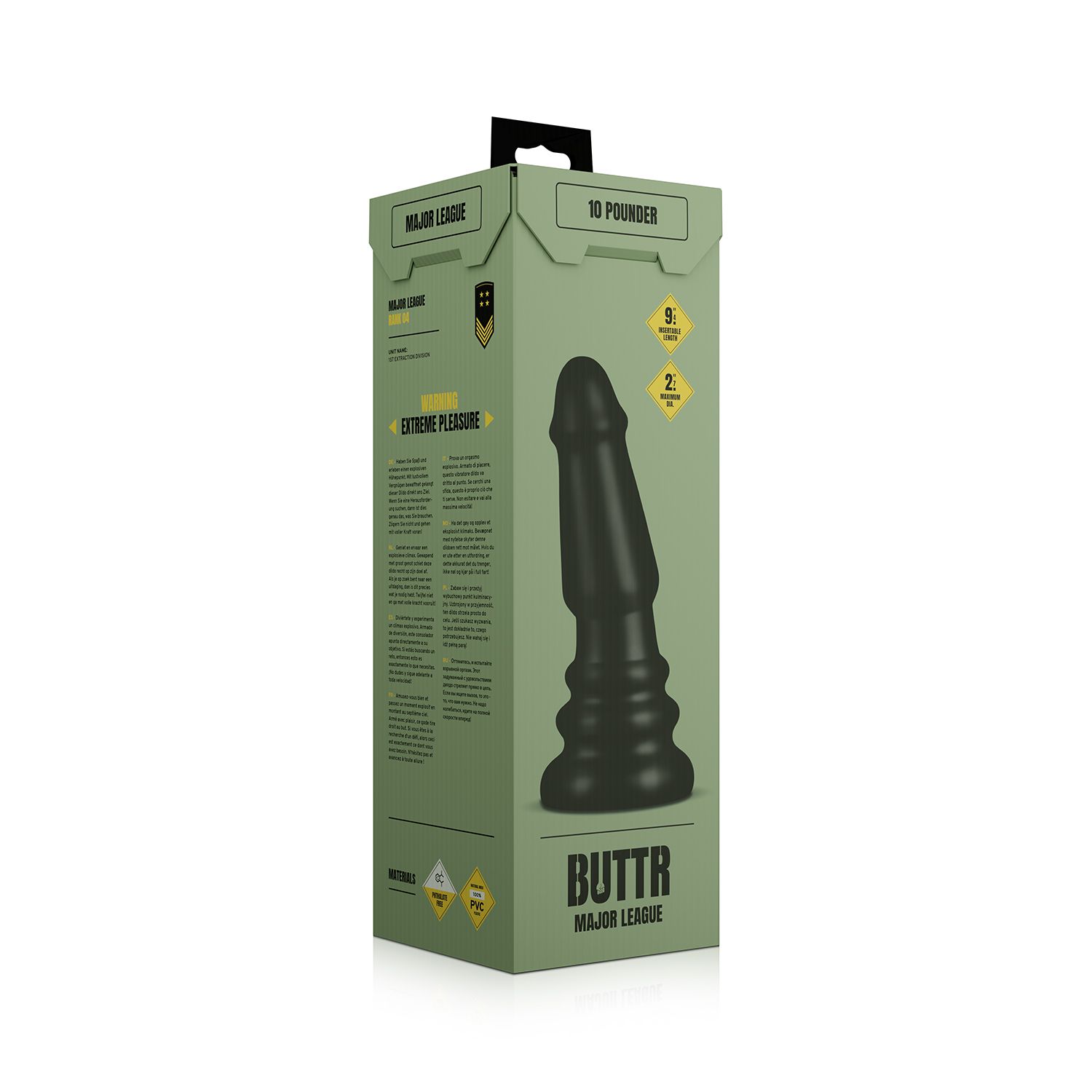 BUTTR - Tactical II Buttplug - 26cm - Afbeelding 8