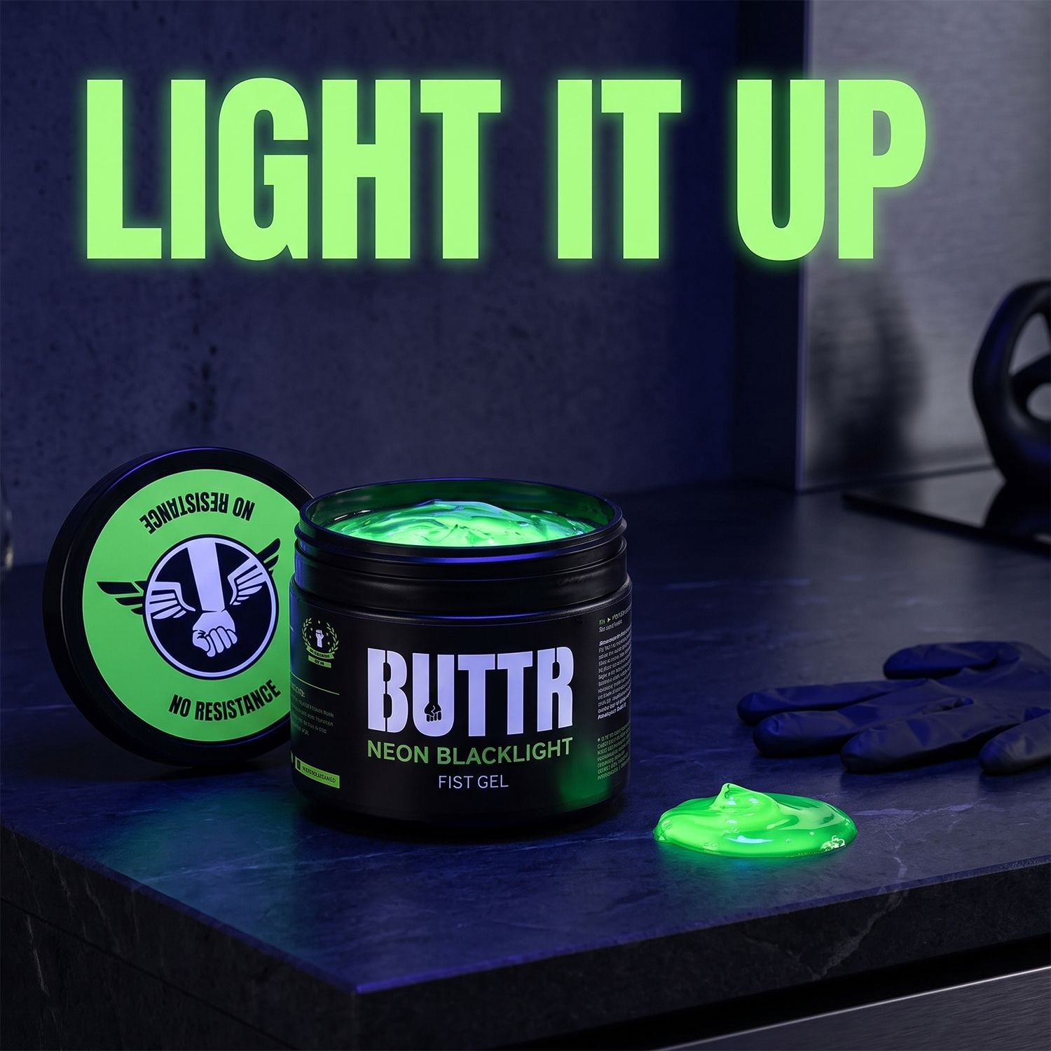BUTTR - Neon Fisting Gel - 500 ml foto 4