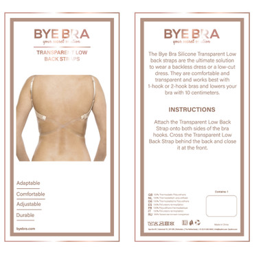 Bye Bra - Transparent Low Back Strap - EasyToys Bye Bra - Transparent Low Back Strap - EasyToys