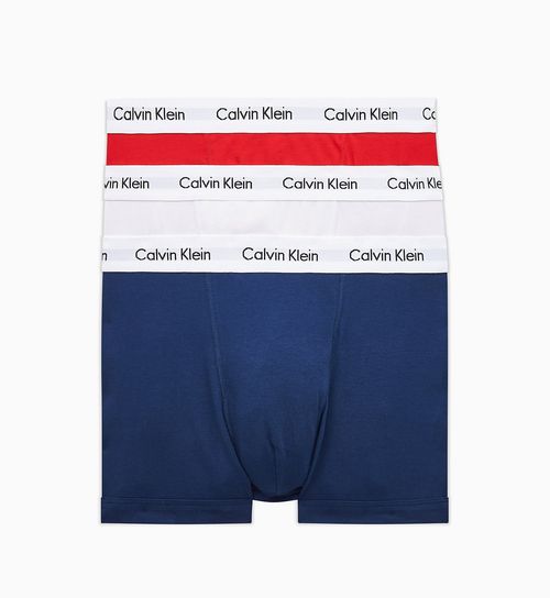 Calvin Klein Boxershort 3 Pack - Wit/Blauw/Rood