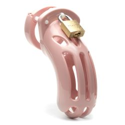 CB-X - The Curve Chastity Cage - Pink