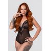 Christine - Open Crotch Body Tina - Black