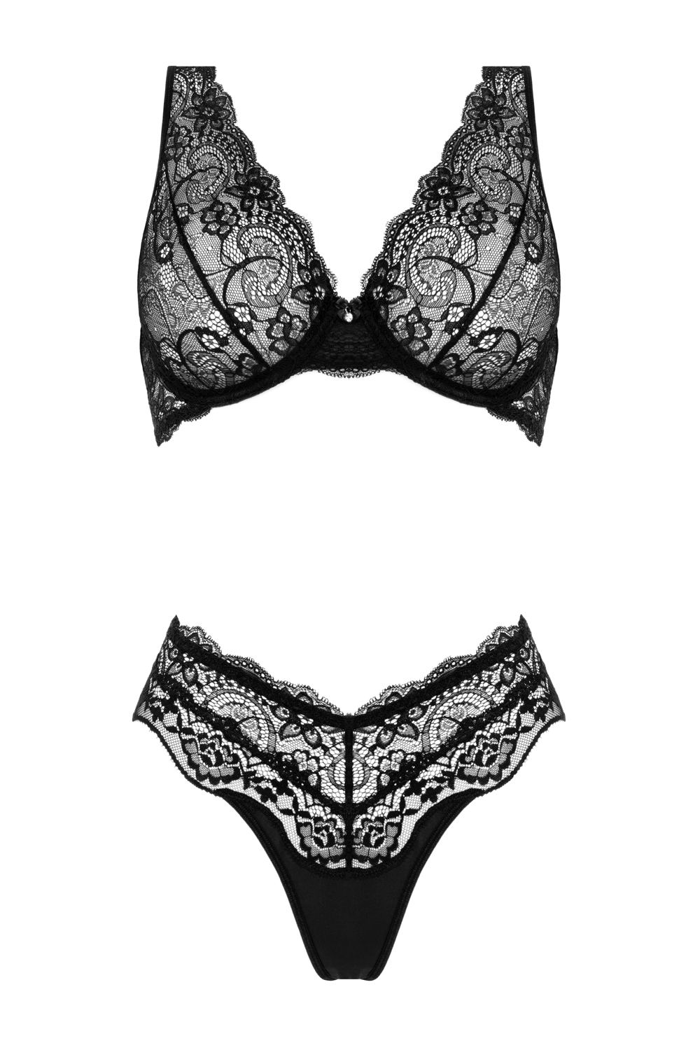 Christine - Bra Set Bonnie - Zwart foto 4