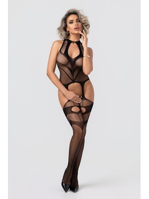 Christine - After Dark Visnet Jarretel Catsuit