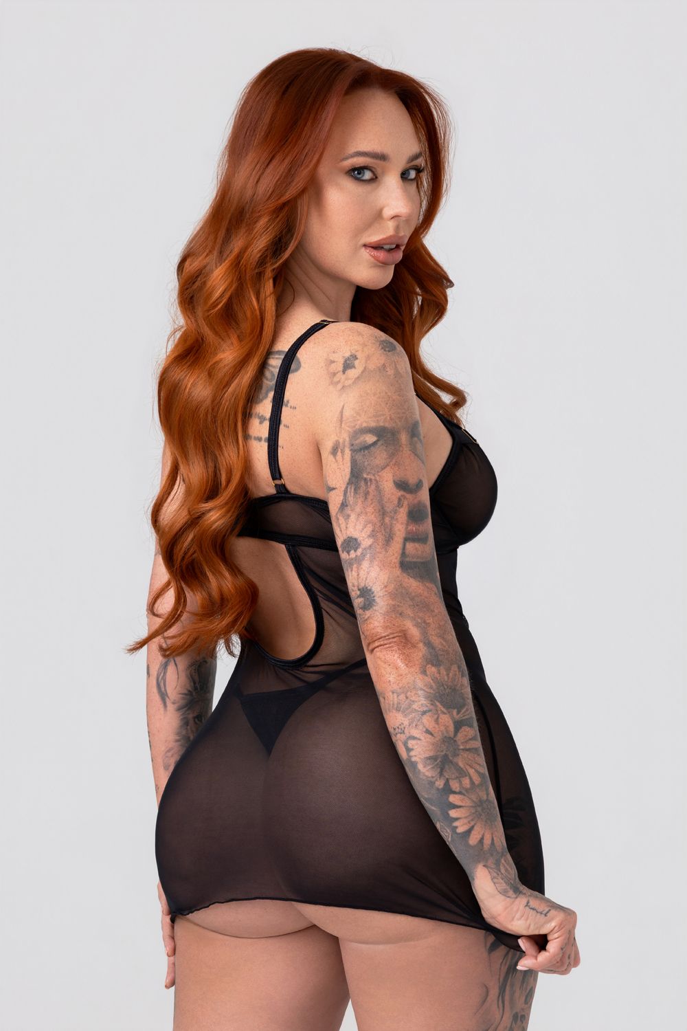 Christine - Obsession Sheer Mesh Babydoll foto 2