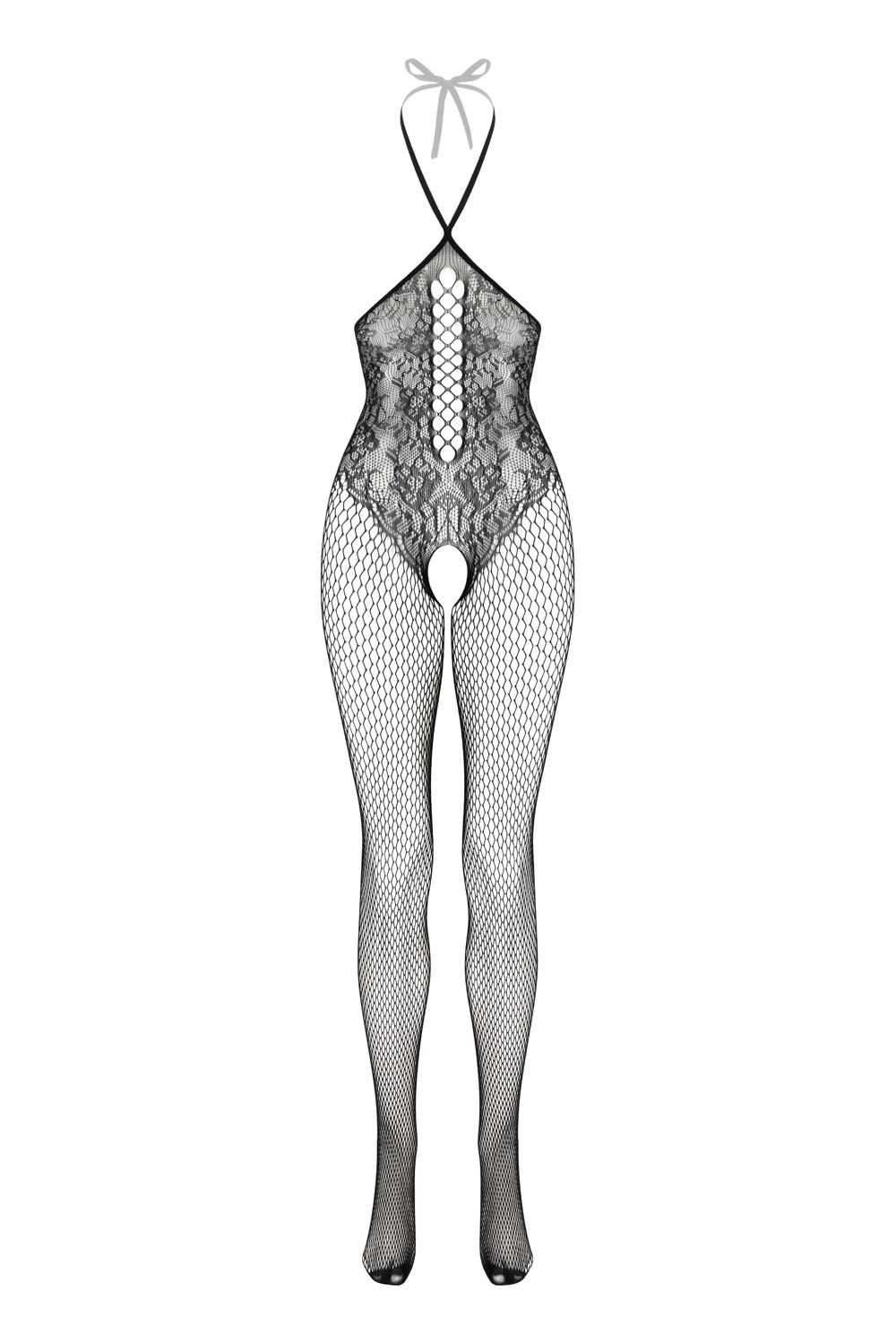 Christine - Open Cup Fishnet Bodystocking foto 4