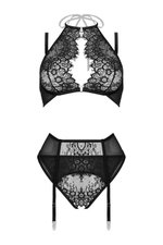 Christine - Lace 3-Piece Garter Set Simona