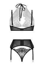 Christine - Lace 3-Piece Garter Set Simona