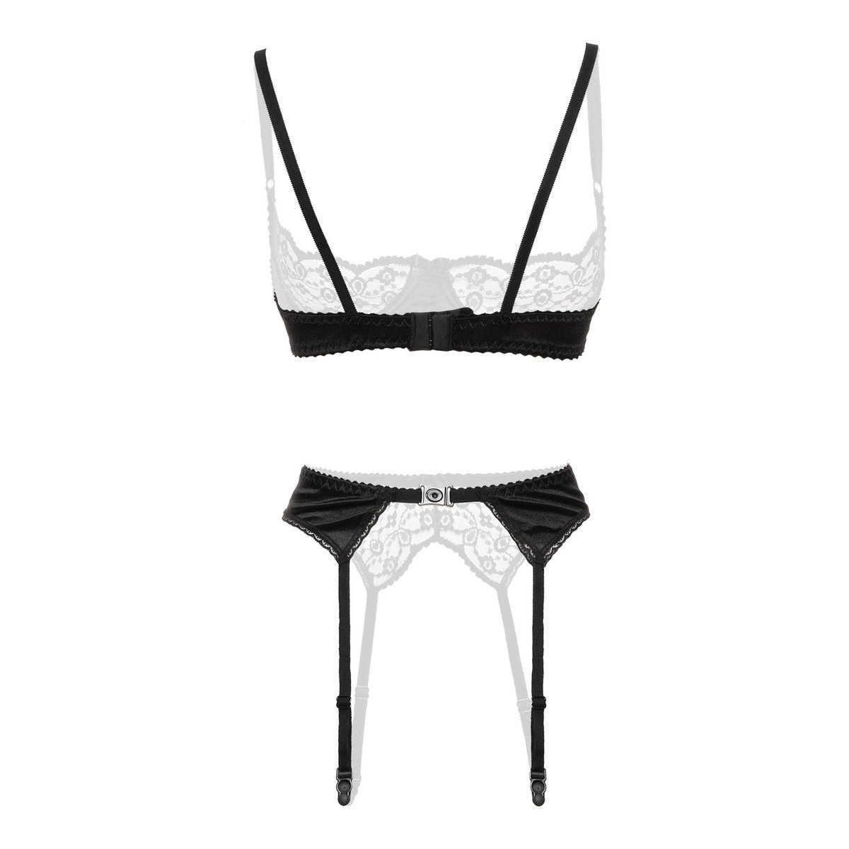 Christine - 3-Delige BH set Gush - Zwart