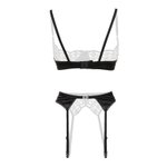 Christine - 3-Delige BH set Gush - Zwart