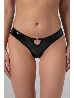 Christine - Open Kruis String Dark Desire - Zwart