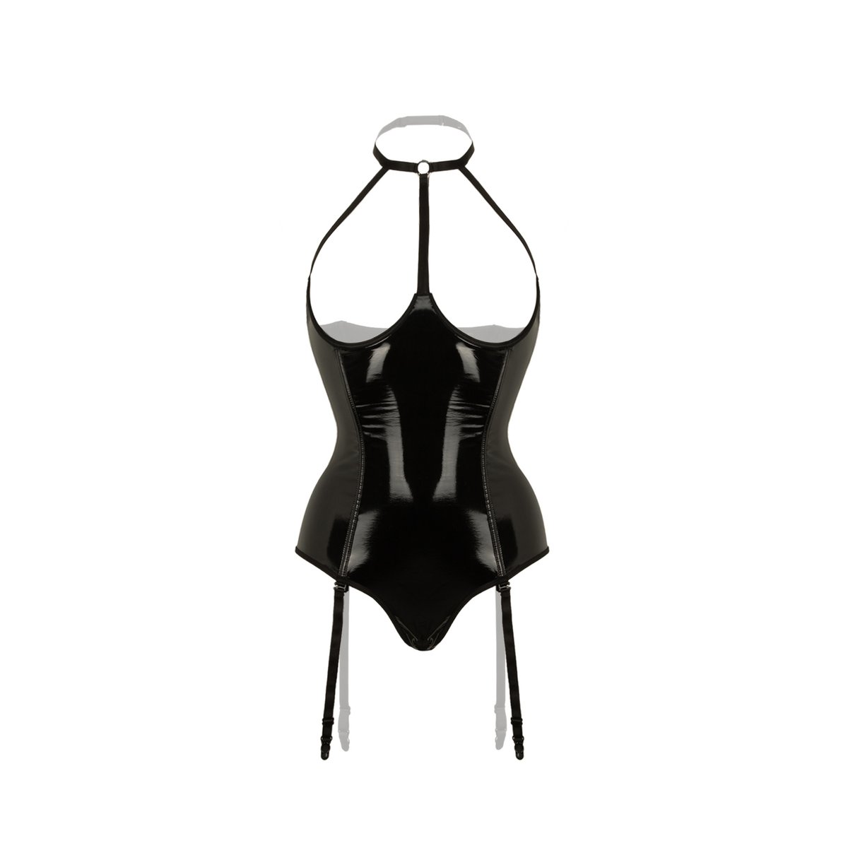 Christine - Body Met Open Cups Dark Desire - zwart