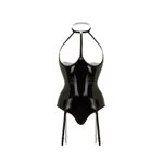 Christine - Body Met Open Cups Dark Desire - zwart