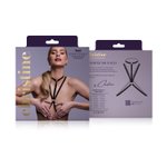 Christine - Strappy Harness Bralette Secret Love-  black