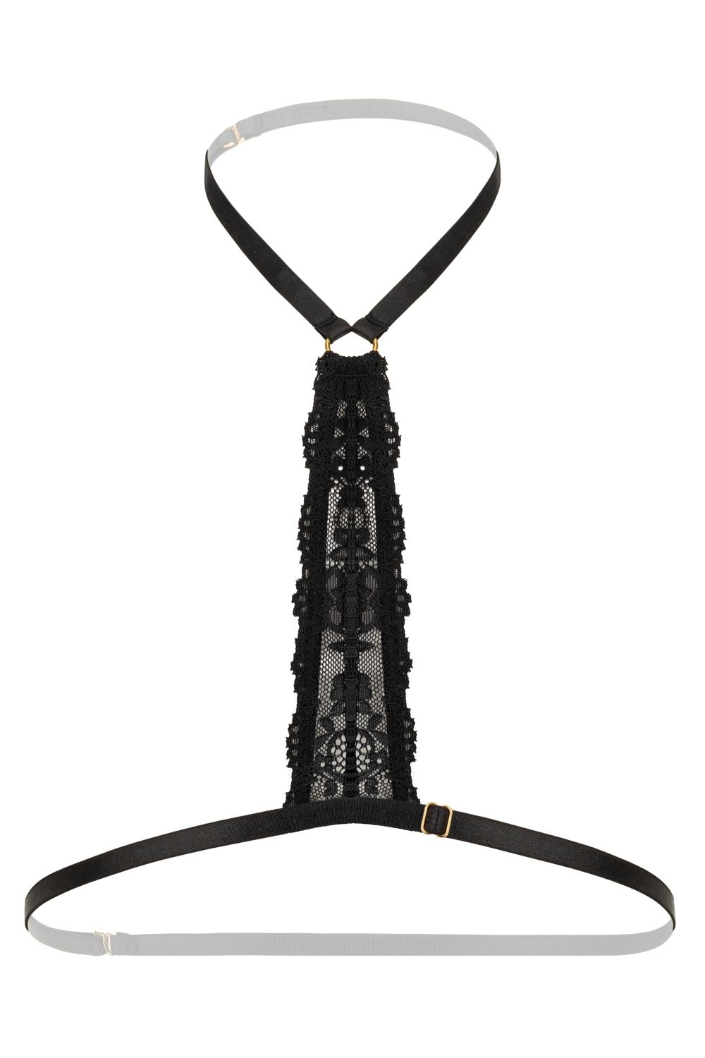 Christine - Strappy Harness Bralette Evening Kiss -zwart - Afbeelding 5