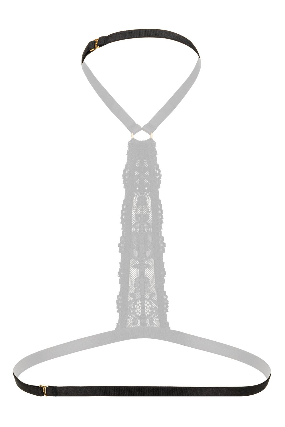 Christine - Strappy Harness Bralette Evening Kiss -zwart - Afbeelding 6