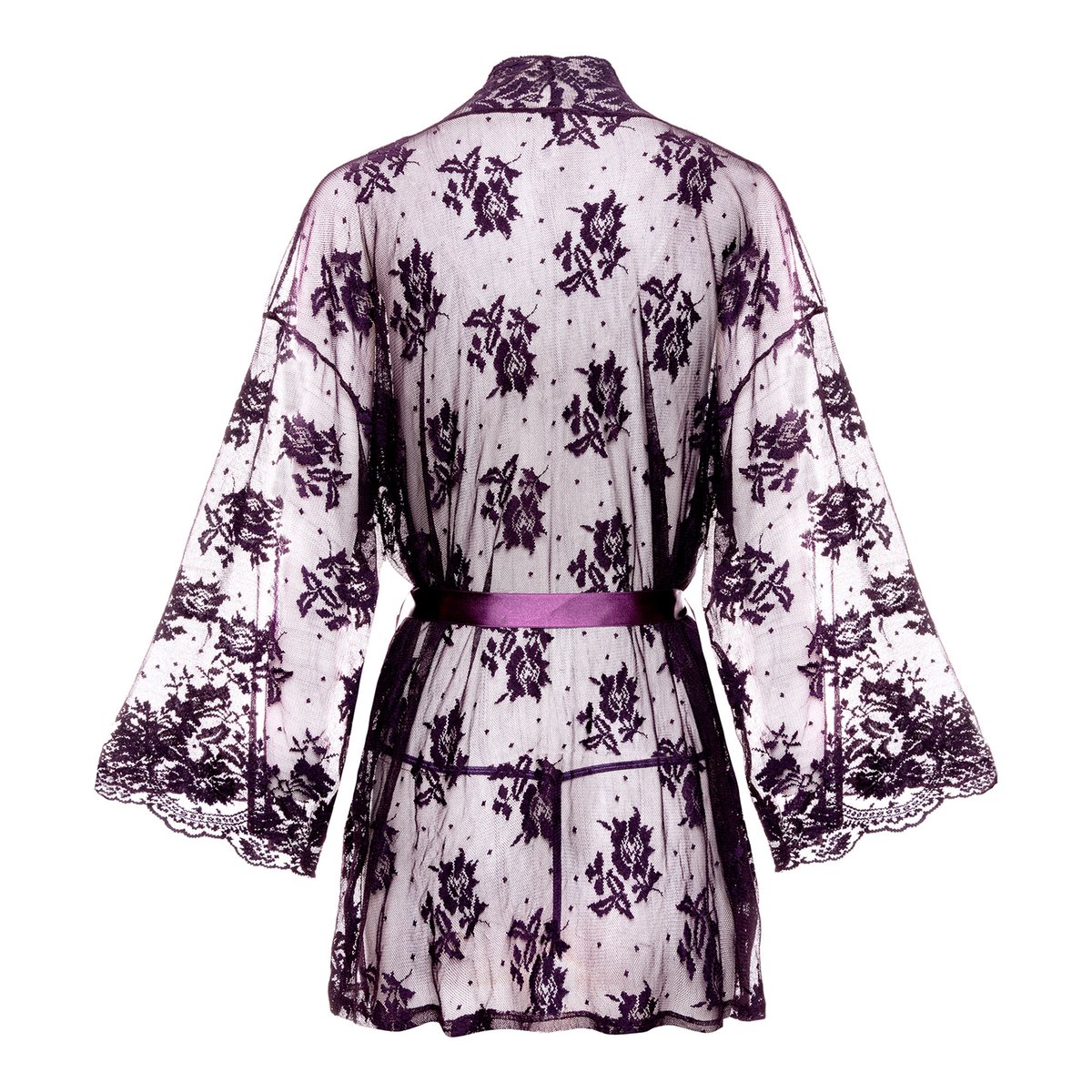 Christine - Kanten Kimono Graceful - Paars