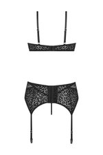3-delig Lingerie-setje Sanne -zwart