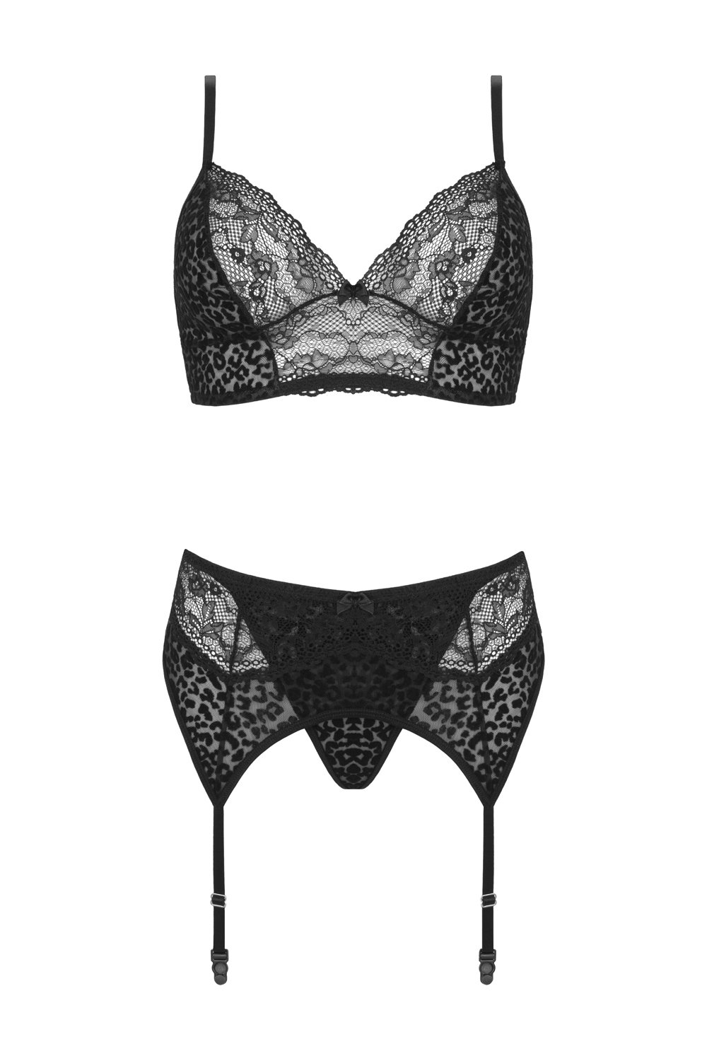 3-delig Lingerie-setje Sanne -zwart