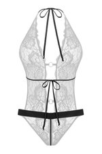 Christine - Open Crotch Body Basic Instinct - Zwart