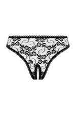 Christine - Slip Met Open Kruis Tara - Zwart