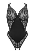 Christine - Crotchless Body Pixy - Zwart