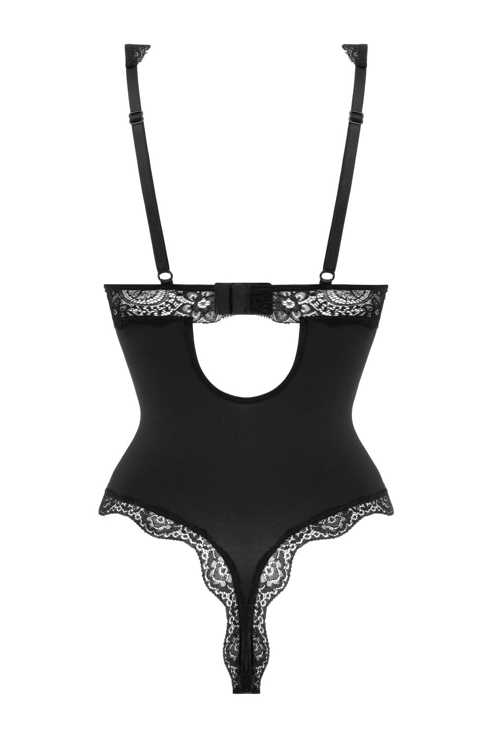 Christine – Body Pandora met open kruis – Zwart foto 4