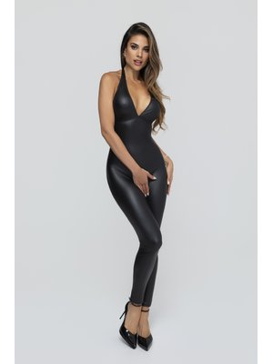Christine - Open Crotch Catsuit Lilith - Zwart