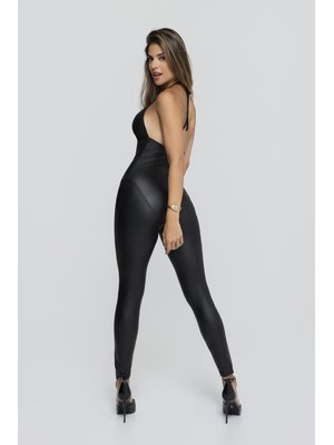 Christine - Open Crotch Catsuit Lilith - Zwart