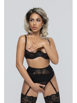 Christine - 3-delig Open BH Kanten Slip Set Gush