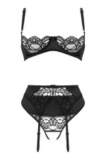 Christine - 3-delig Open BH Kanten Slip Set Gush