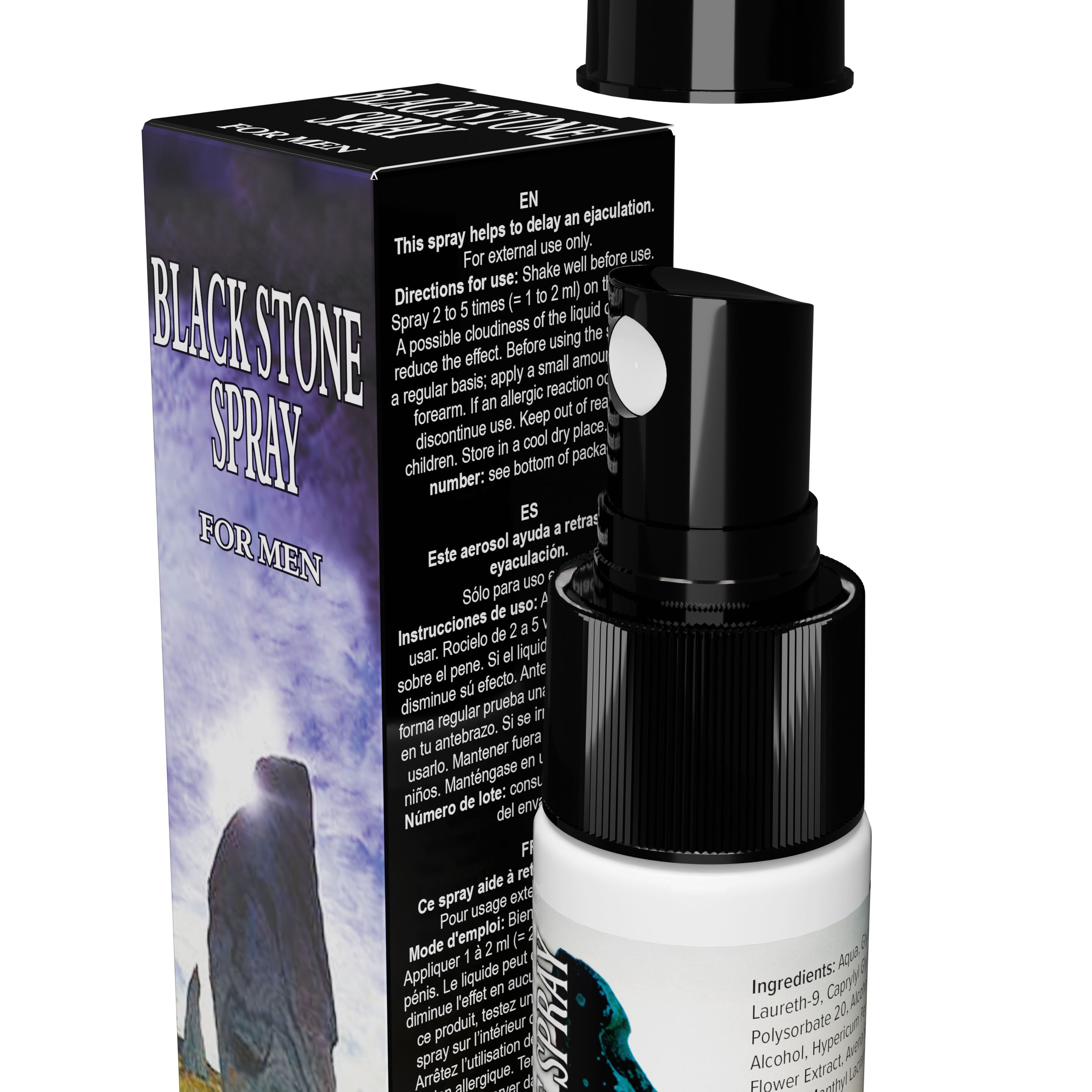 Black Stone Delay Spray EasyToys