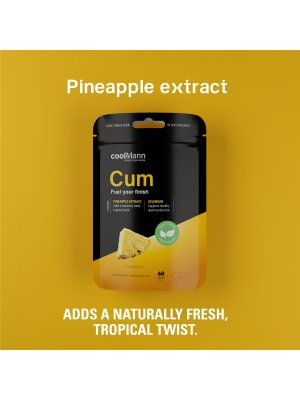 CoolMann - Cum Voedingssupplement - Ananas 60 pcs