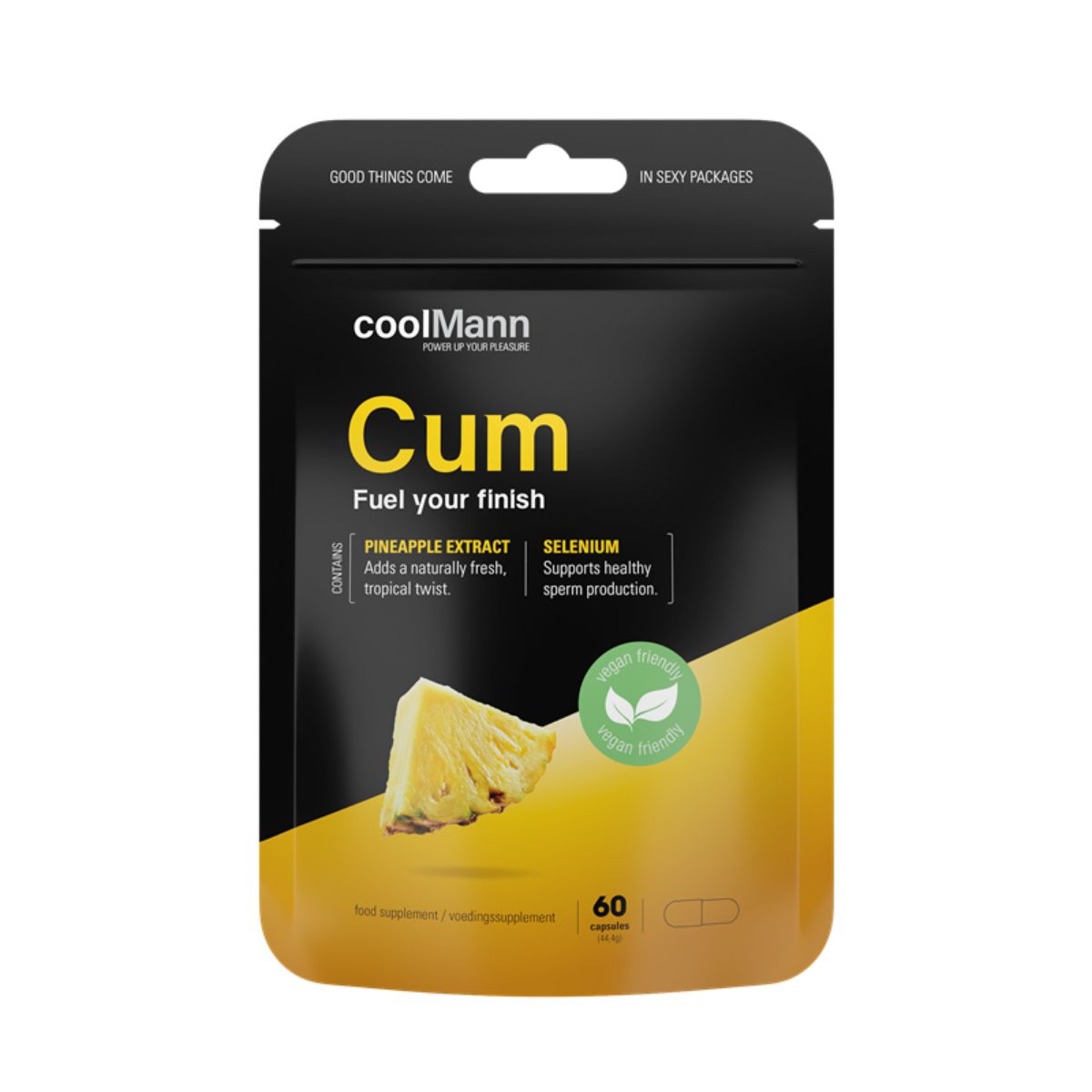 CoolMann - Cum Voedingssupplement - Ananas 60 pcs