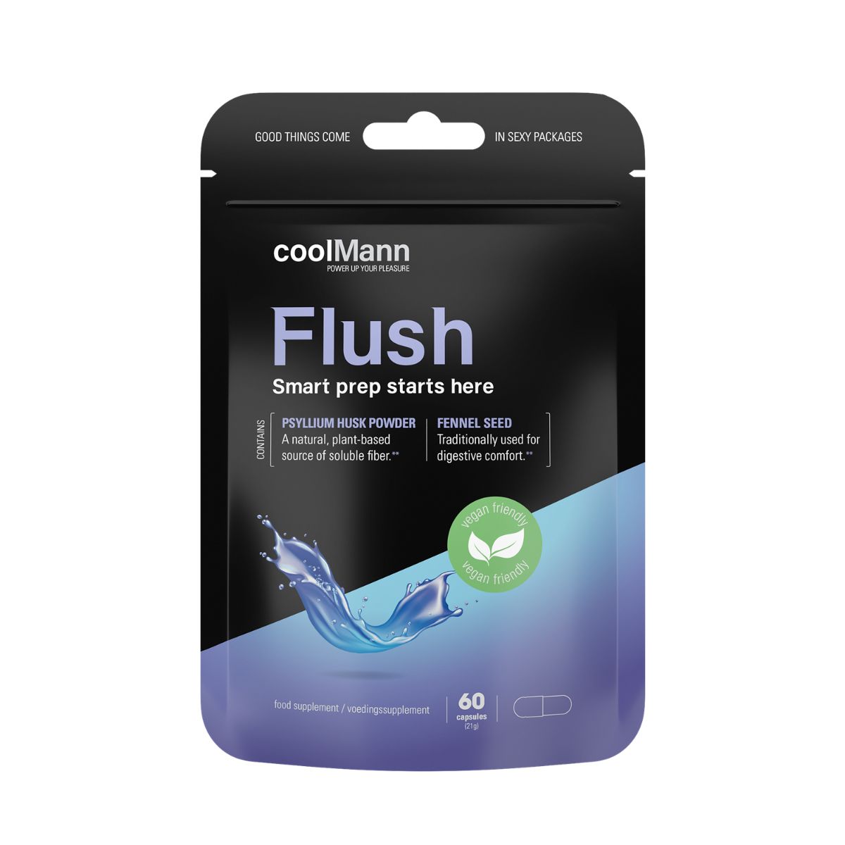 CoolMann - Flush Voedingssupplement - Vezelcomplex 60 pcs
