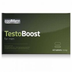 Mocne tabletki na erekcję CoolMann Testoboost – 40 tabletek