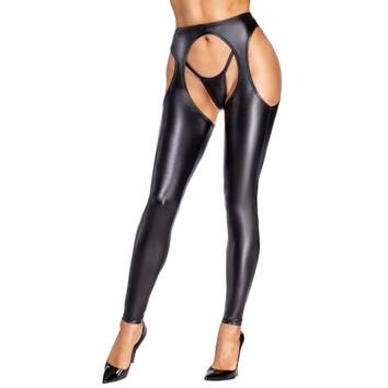 Cottelli Collection – Chaps & Thong – Black Cottelli Collection – Chaps & Thong – Black