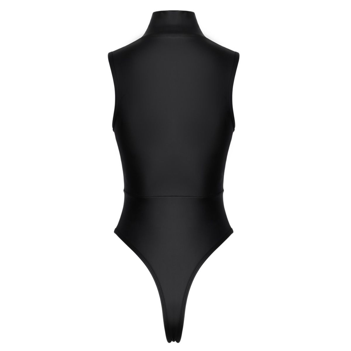 Cottelli Collection - Stringbody met Opstaande Kraag - Zwart - Afbeelding 5