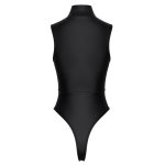 Cottelli Collection - Stringbody met Opstaande Kraag - Zwart