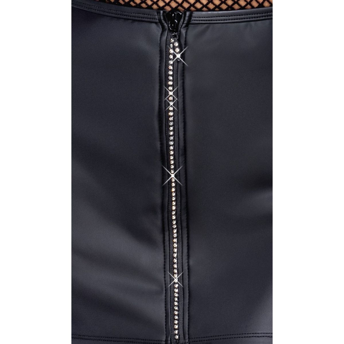 Cottelli Collection - Minirok met Strassrits - Zwart - Afbeelding 5