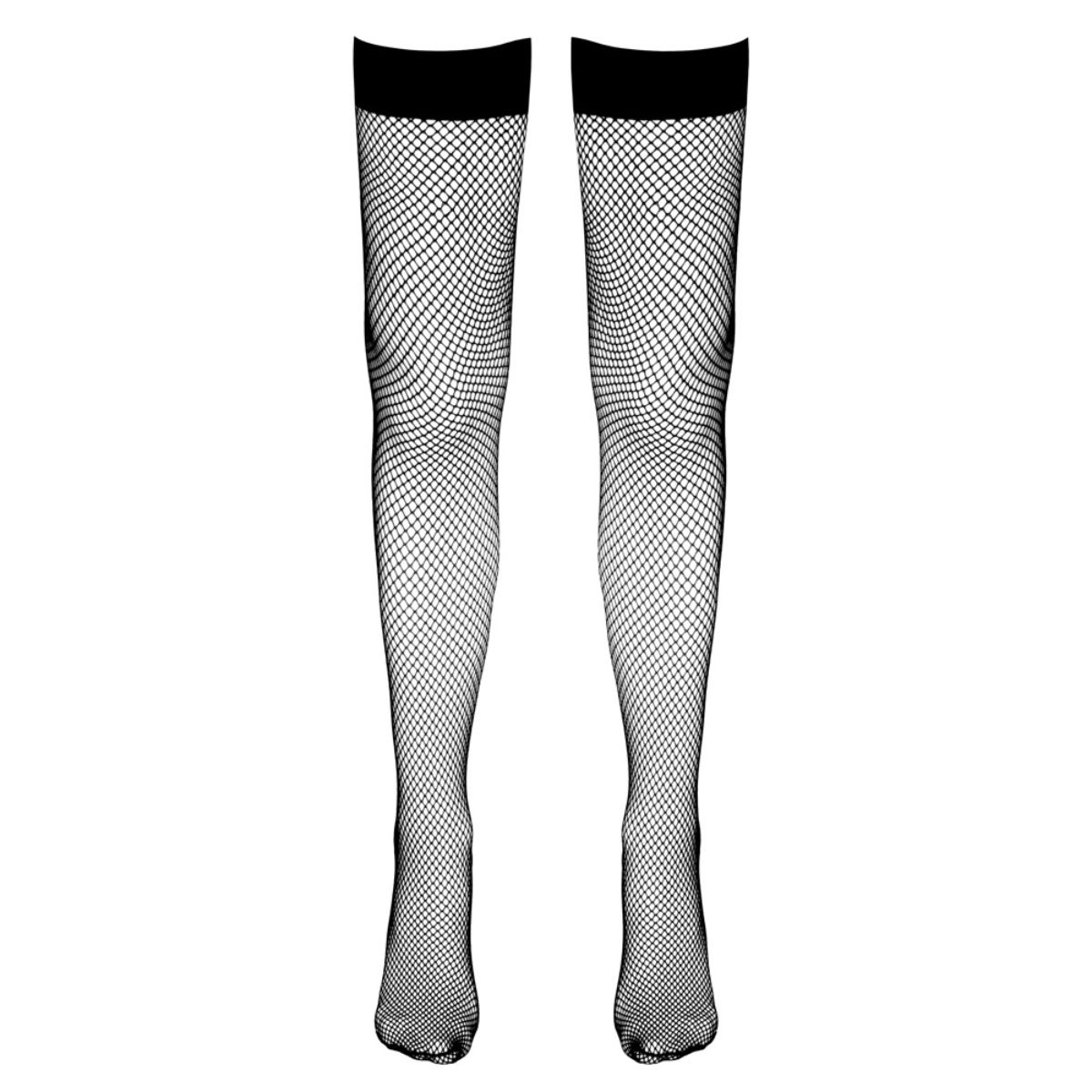 Cottelli Collection - Hold-up Netkousen - Zwart - Afbeelding 3