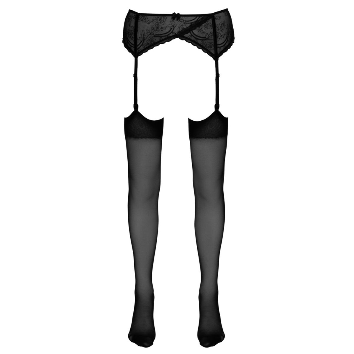 Cottelli Collection - Stockings - Zwart - Afbeelding 4