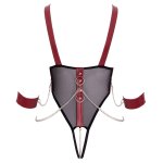 Cottelli Collection - Open Cup Bondage Body - Zwart