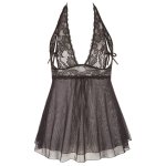 Cottelli Collection - Plus Size Nachtjurkje Met Open Cups